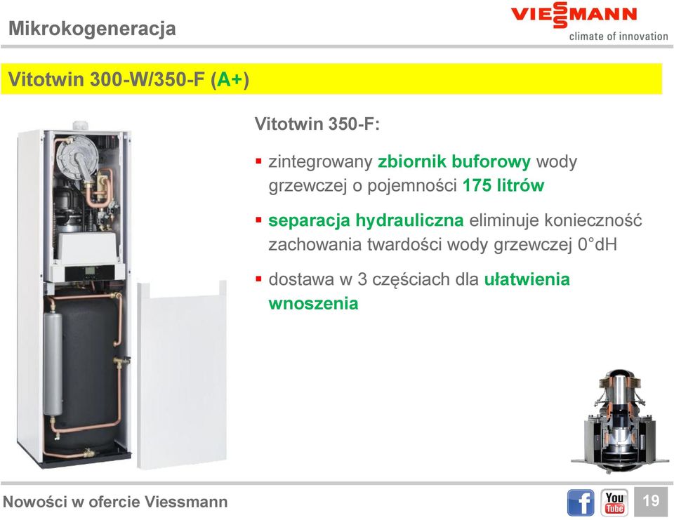 hydrauliczna eliminuje konieczność zachowania twardości wody grzewczej 0