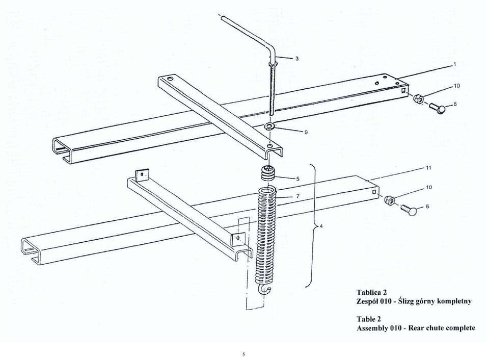 Table 2 - Assembly 010