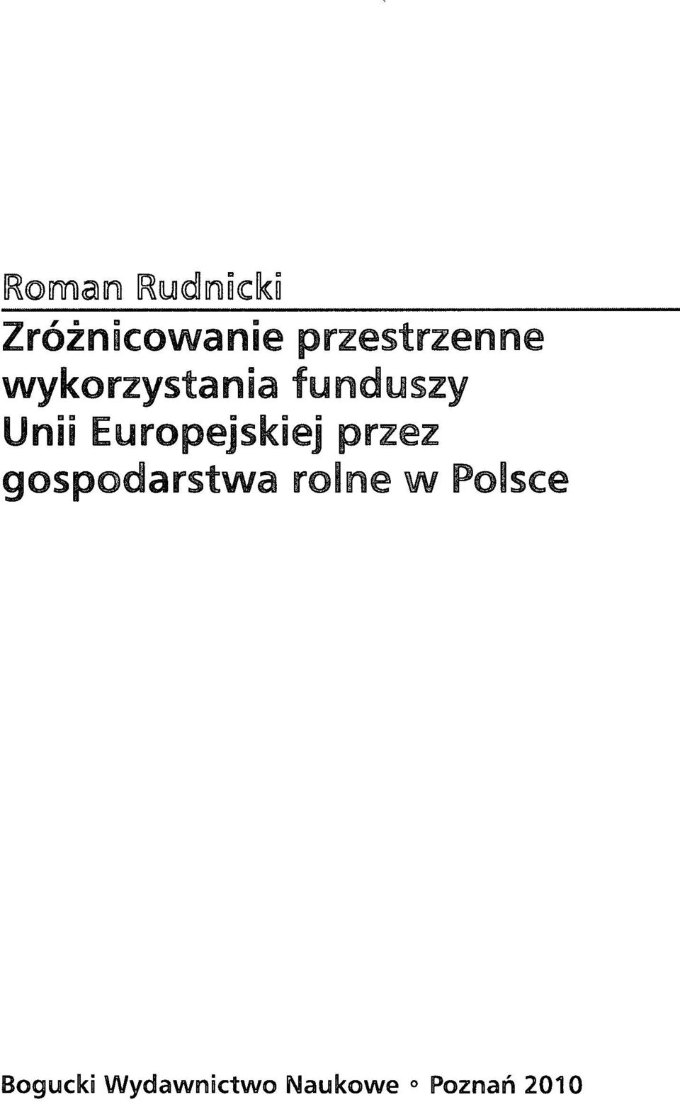 Europejskiej przez gospodarstwa