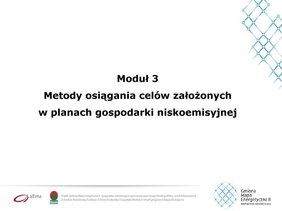 założonych w