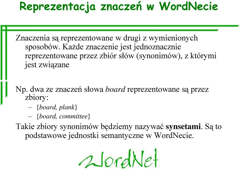 związane Np.