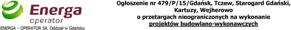 479/P/15/Gdańsk, Tczew, Starogard Gdański,