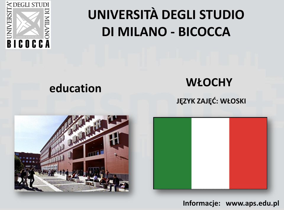 BICOCCA education