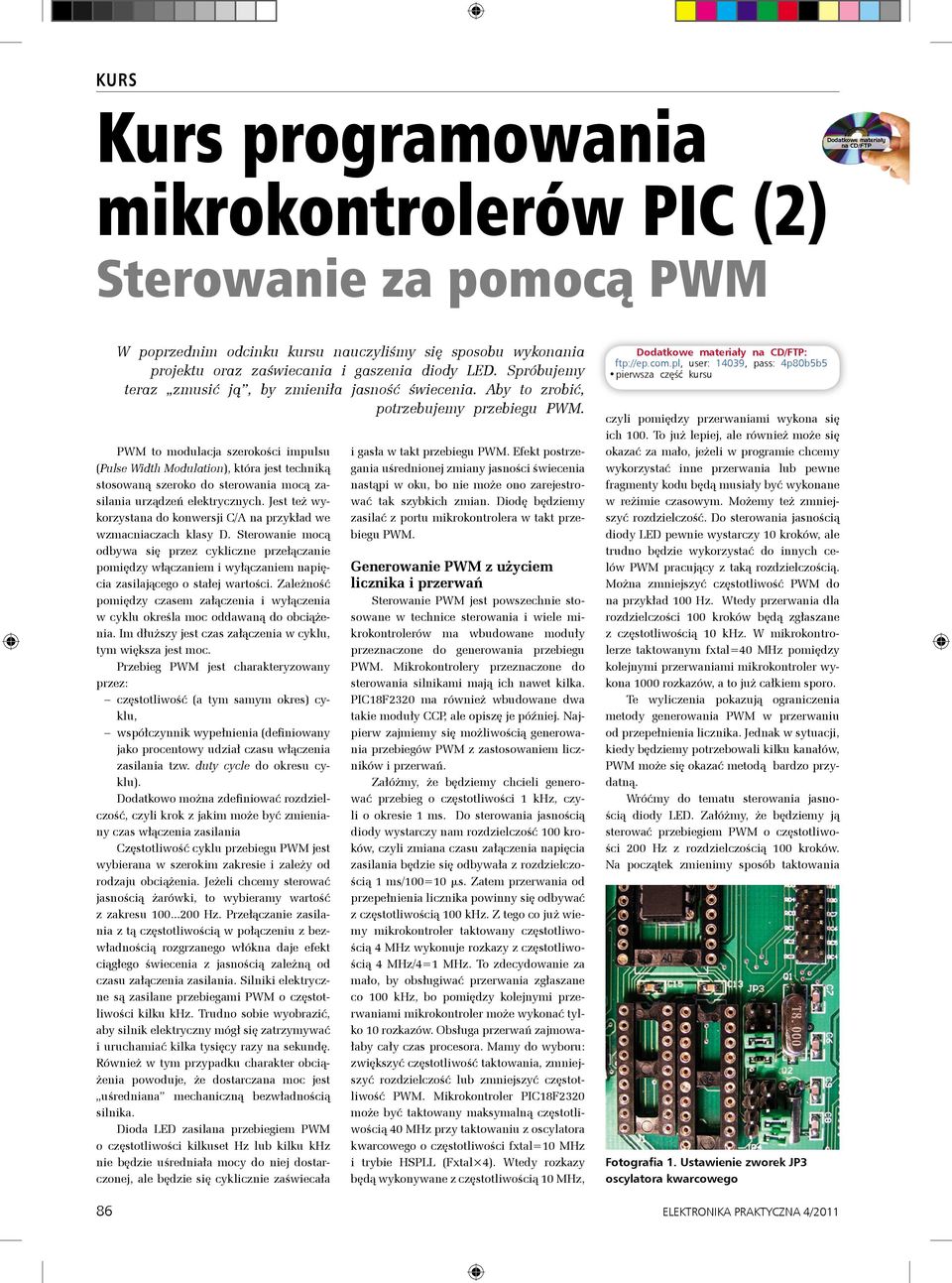 PWM to modulacja szerokości impulsu (Pulse Width Modulation), która jest techniką stosowaną szeroko do sterowania mocą zasilania urządzeń elektrycznych.