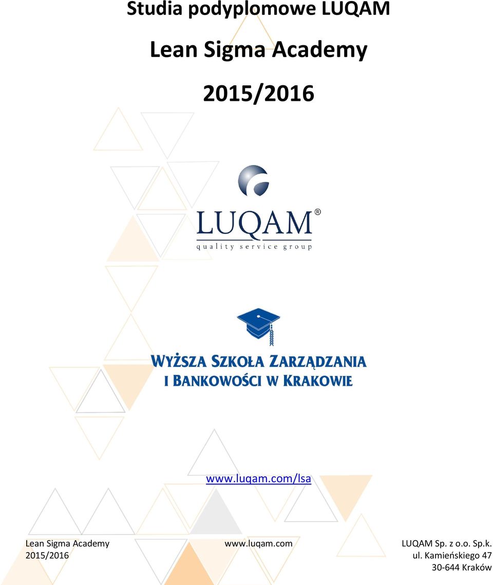 cm/lsa Lean Sigma Academy www.luqam.