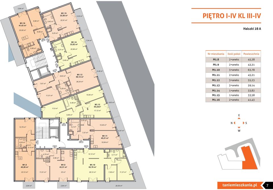 13 59,14 m² 28,24 m² M1.11 2+aneks 45,21 M1.12 3+aneks 55,23 M1.13 3+aneks 59,14 M1.14 1+aneks 33,82 11,01 m² 10,84 m² M1.15 1+aneks 33,58 11,9 m² 5,48 m² M1.12 55,23m² 17,12 m² 8,63 m² M1.