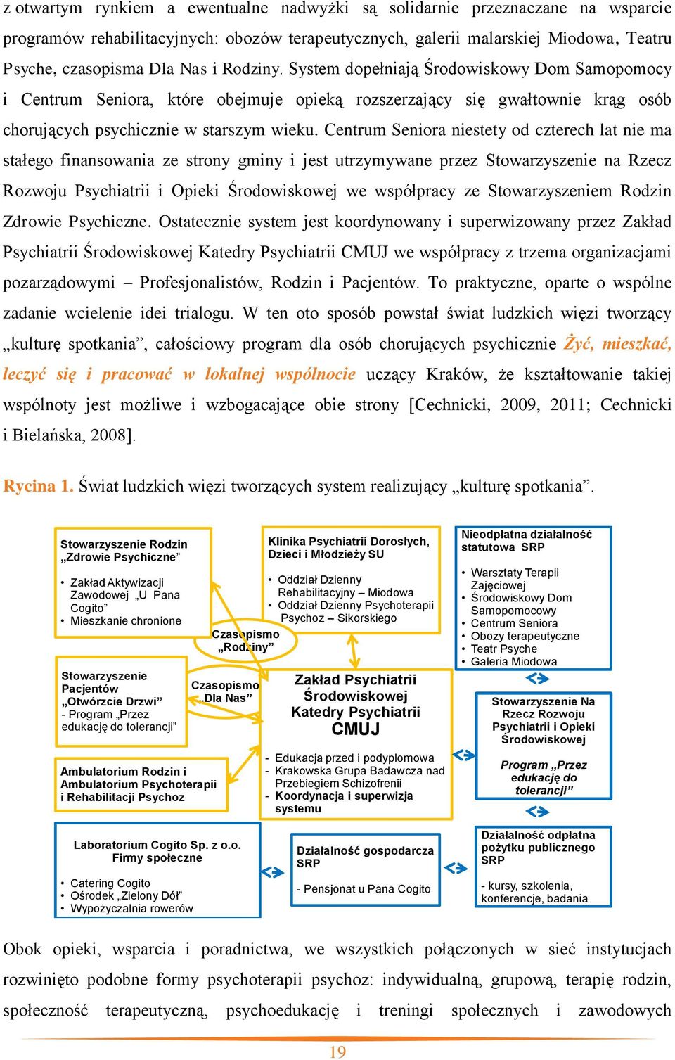 Centrum Seniora niestety od czterech lat nie ma stałego finansowania ze strony gminy i jest utrzymywane przez Stowarzyszenie na Rzecz Rozwoju Psychiatrii i Opieki Środowiskowej we współpracy ze