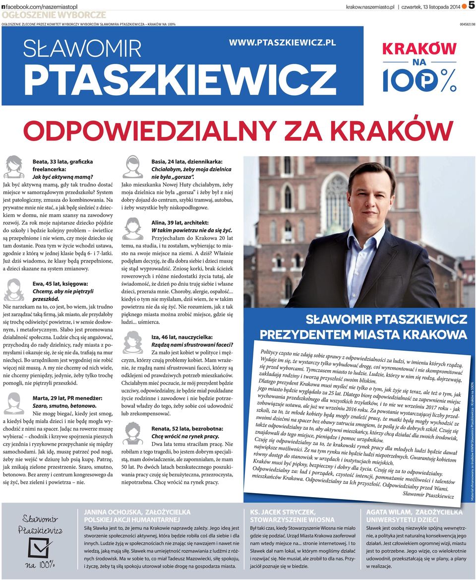 pl czwartek, 13 listopada 2014 a 5 OGŁOSZENIE