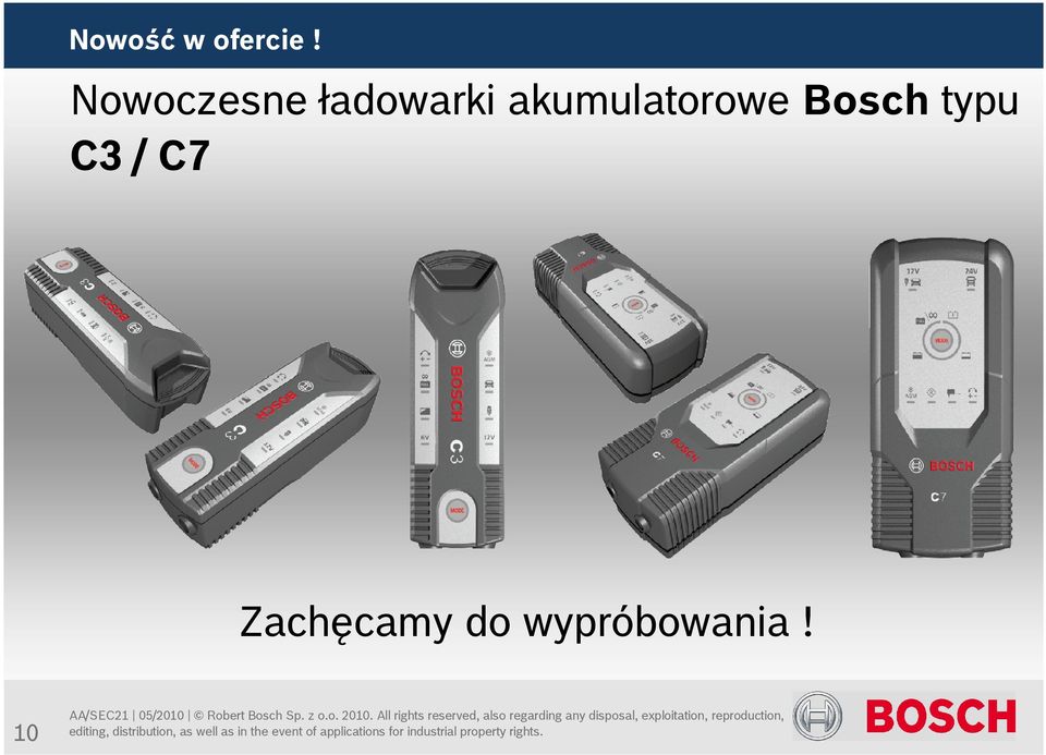 akumulatorowe Bosch typu