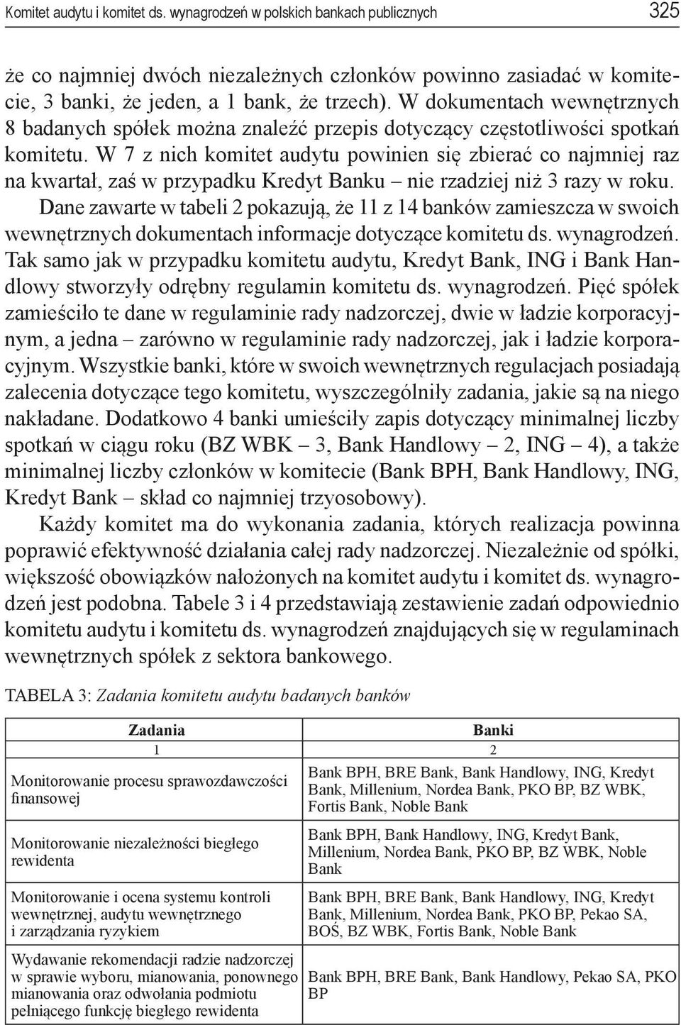 W 7 z nich komitet audytu powinien się zbierać co najmniej raz na kwartał, zaś w przypadku Kredyt Banku nie rzadziej niż 3 razy w roku.