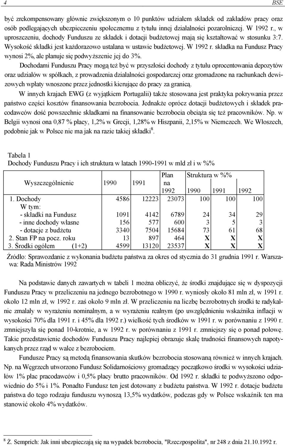 składka na Fundusz Pracy wynosi 2%, ale planuje się podwyższenie jej do 3%.