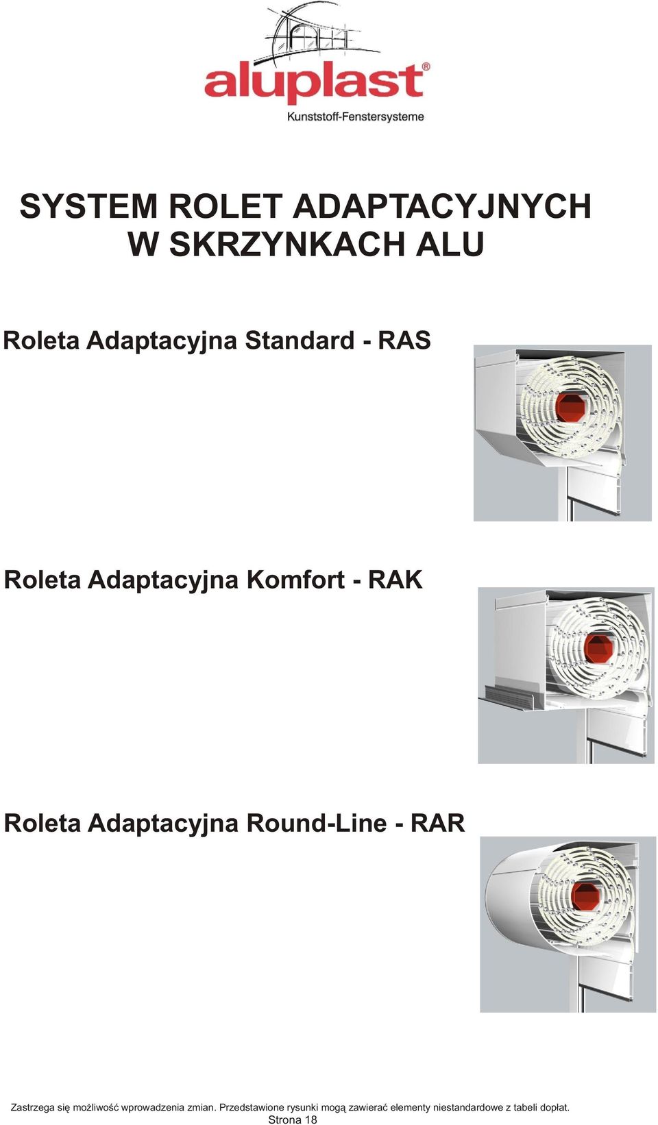Standard - RAS Roleta Adaptacyjna
