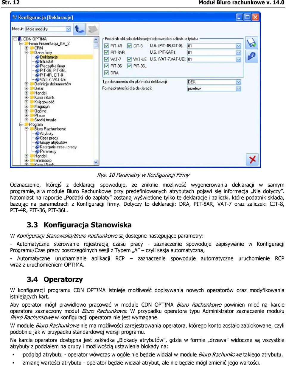 atrybutach pojawi się informacja Nie dotyczy.