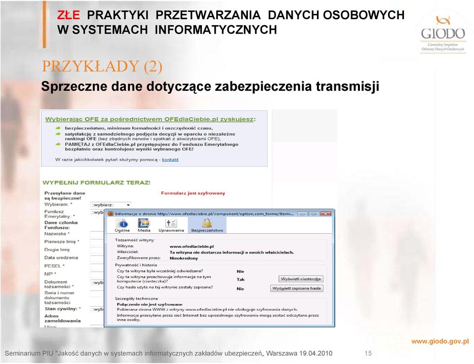 INFORMATYCZNYCH PRZYKŁADY (2)