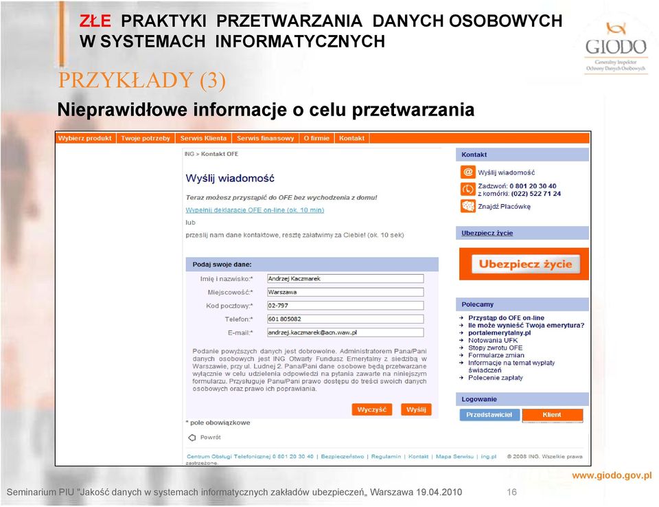 INFORMATYCZNYCH PRZYKŁADY (3)