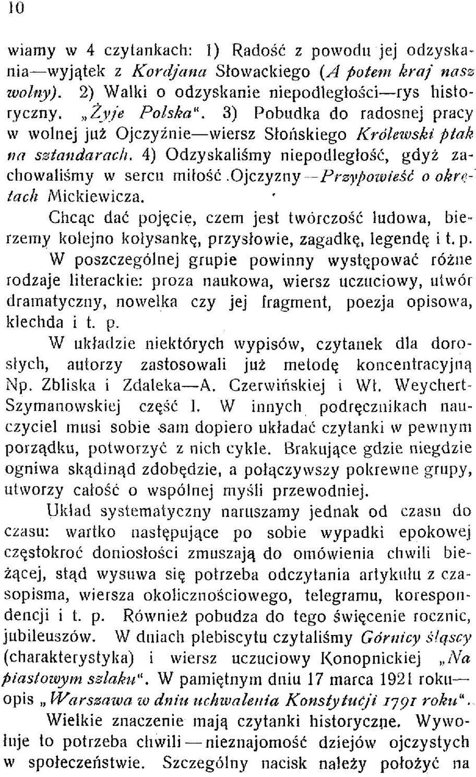 ojczyzny Przypowieść o okrętach Mickiewicza. Chcąc dać po