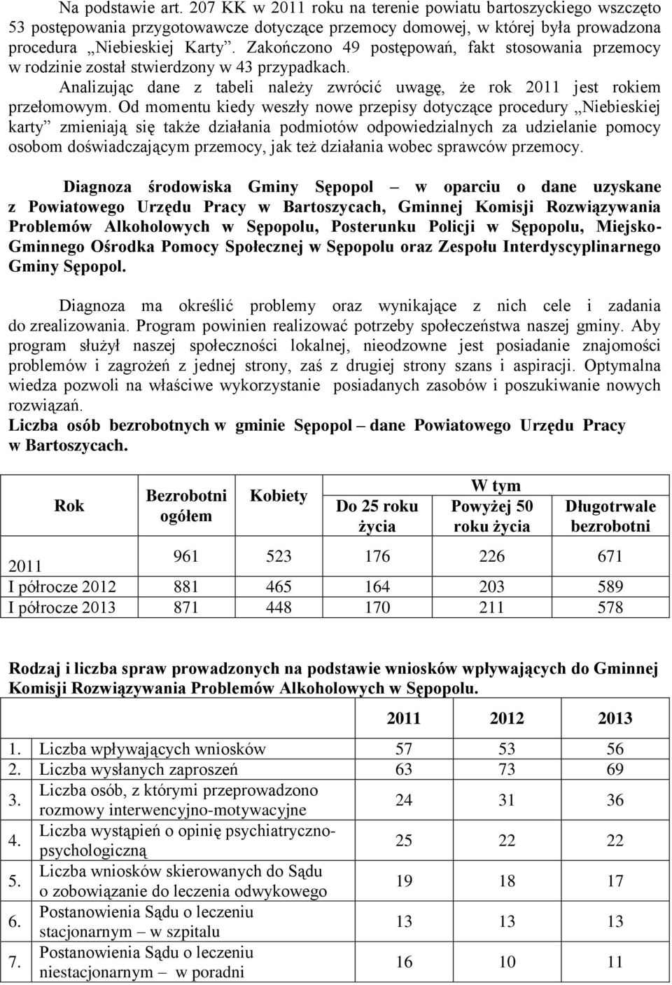 Od momentu kiedy weszły nowe przepisy dotyczące procedury Niebieskiej karty zmieniają się także działania podmiotów odpowiedzialnych za udzielanie pomocy osobom doświadczającym przemocy, jak też