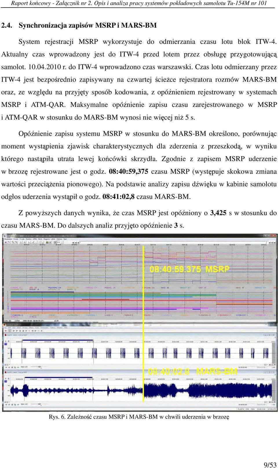 Aktualny czas wprowadzony jest do ITW-4 przed lotem przez obsługę przygotowującą samolot. 10.04.2010 r. do ITW-4 wprowadzono czas warszawski.