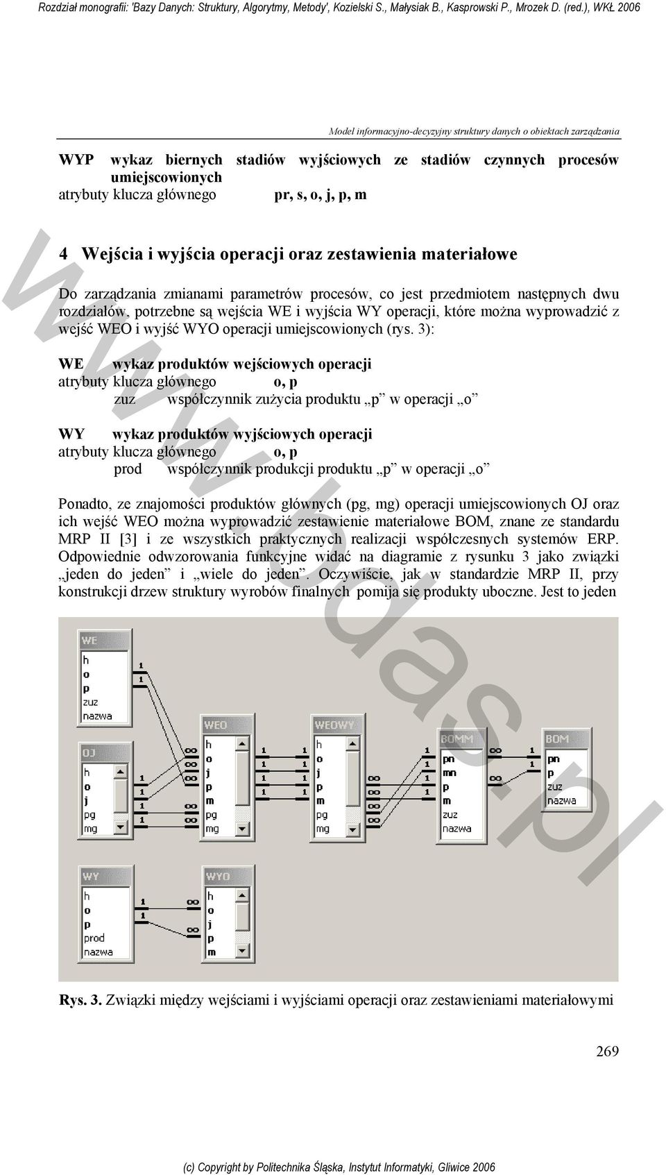 które można wyprowadzić z wejść WEO i wyjść WYO operacji umiejscowionych (rys.