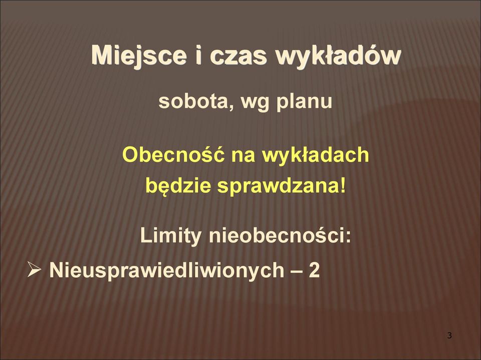 będzie sprawdzana!