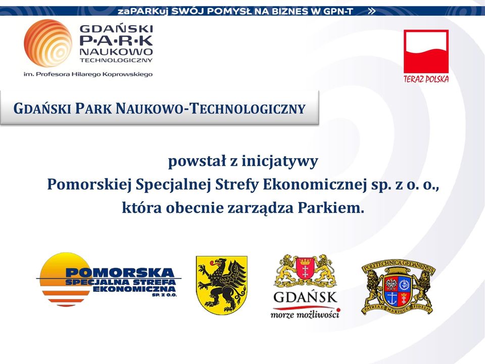 Specjalnej Strefy Ekonomicznej sp.