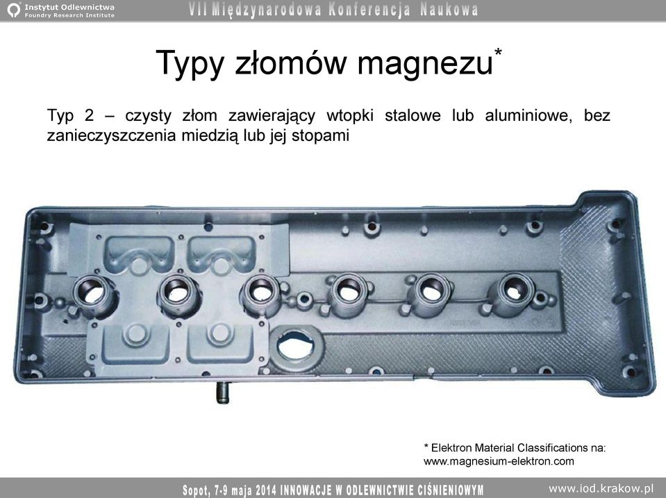 zanieczyszczenia miedzią lub jej stopami *