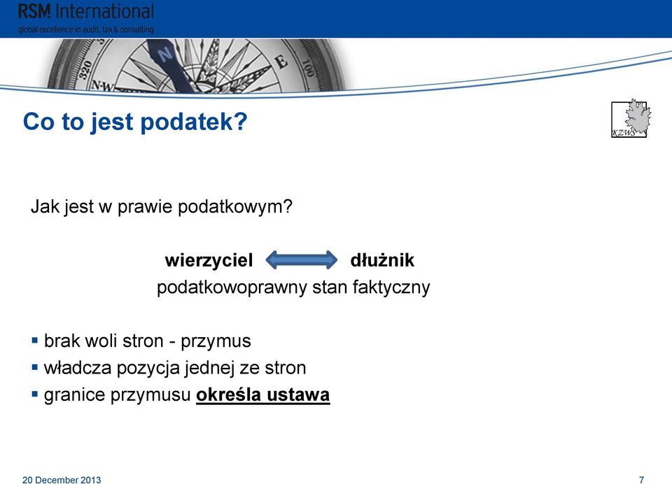 brak woli stron - przymus władcza pozycja jednej ze