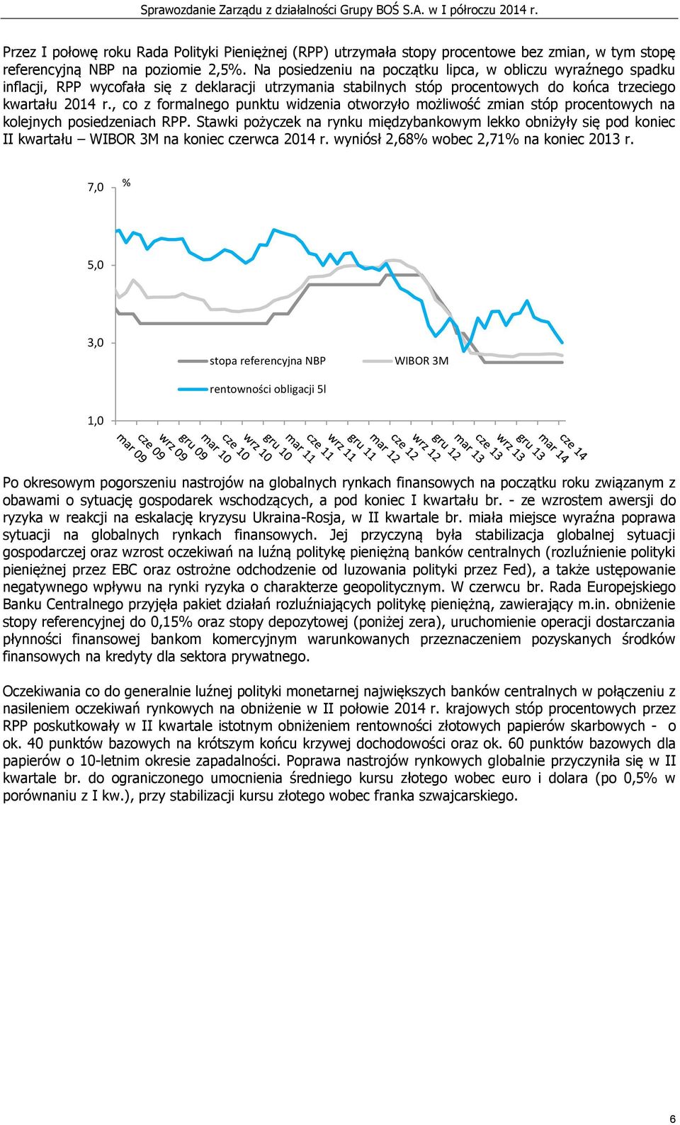 , co z formalnego punktu widzenia otworzyło możliwość zmian stóp procentowych na kolejnych posiedzeniach RPP.