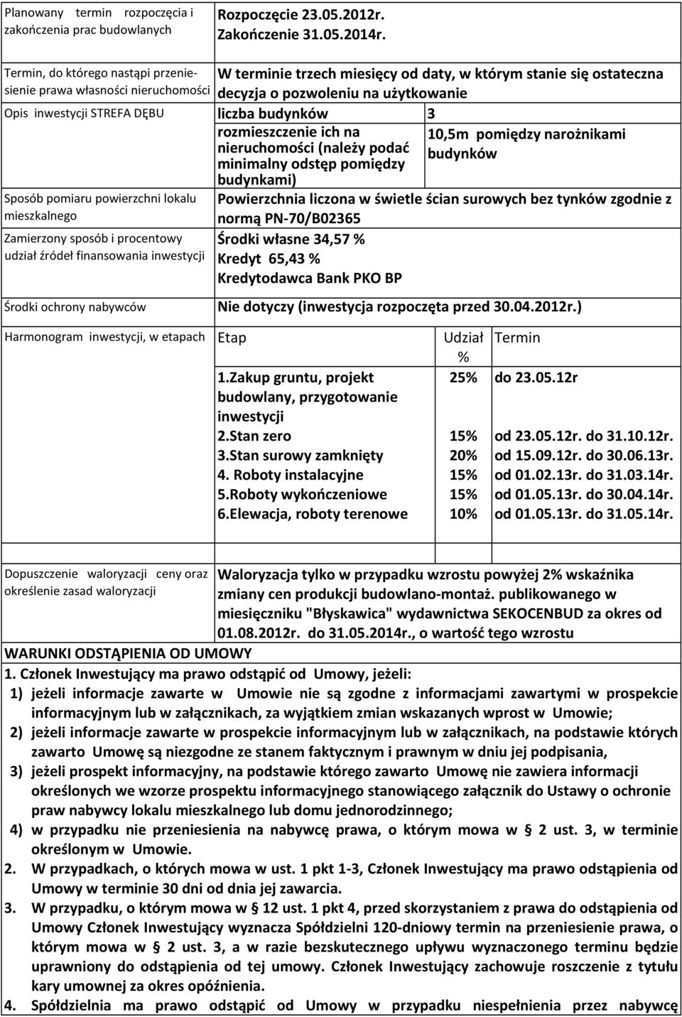 DĘBU liczba budynków 3 rozmieszczenie ich na 10,5m pomiędzy narożnikami nieruchomości (należy podać budynków minimalny odstęp pomiędzy budynkami) Sposób pomiaru powierzchni lokalu mieszkalnego