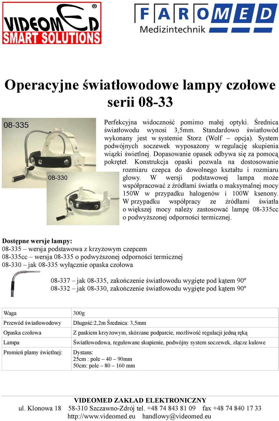 Konstrukcja opaski pozwala na dostosowanie rozmiaru czepca do dowolnego kształtu i rozmiaru głowy.