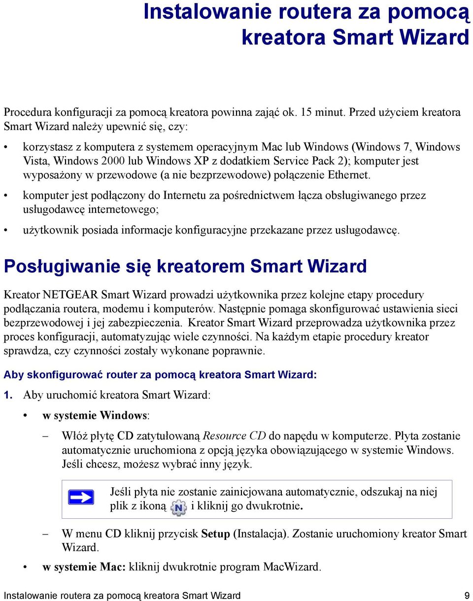 Pack 2); komputer jest wyposażony w przewodowe (a nie bezprzewodowe) połączenie Ethernet.