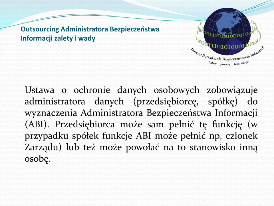 Informacji (ABI).