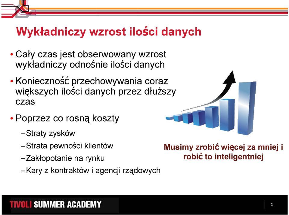 Poprzez co rosną koszty Straty zysków Strata pewności klientów Zakłopotanie na rynku Kary