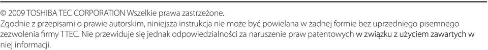 powielana w żadnej formie bez uprzedniego pisemnego zezwolenia firmy TTEC.