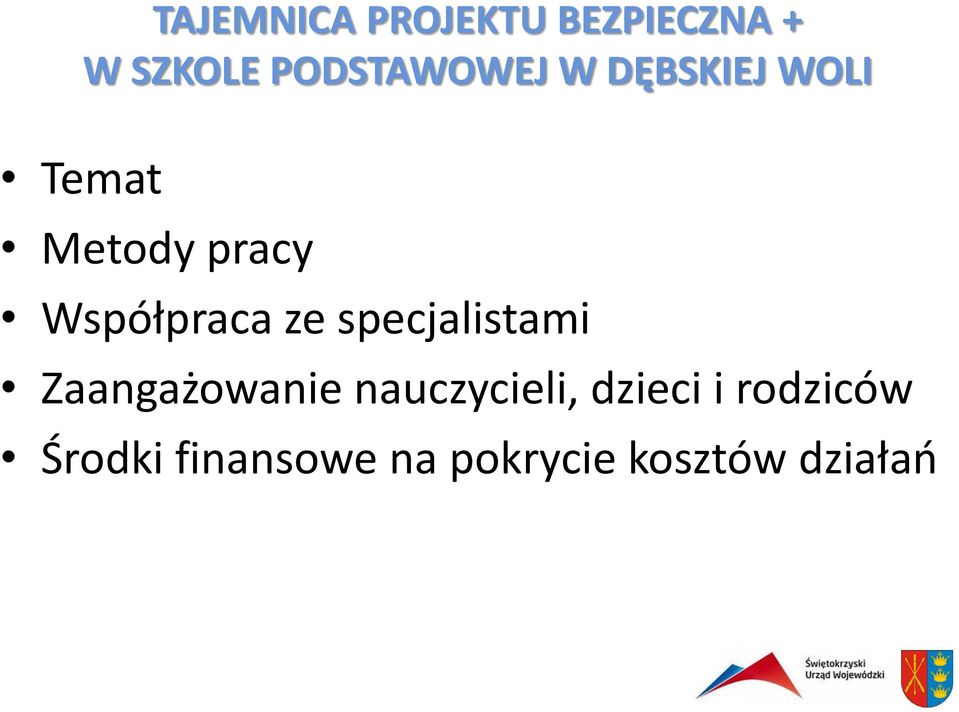 Współpraca ze specjalistami Zaangażowanie