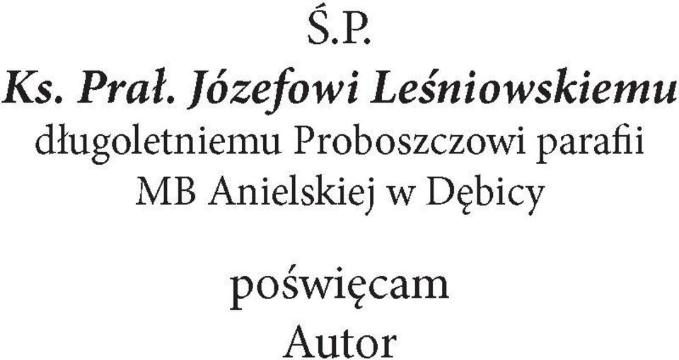 długoletniemu Proboszczowi