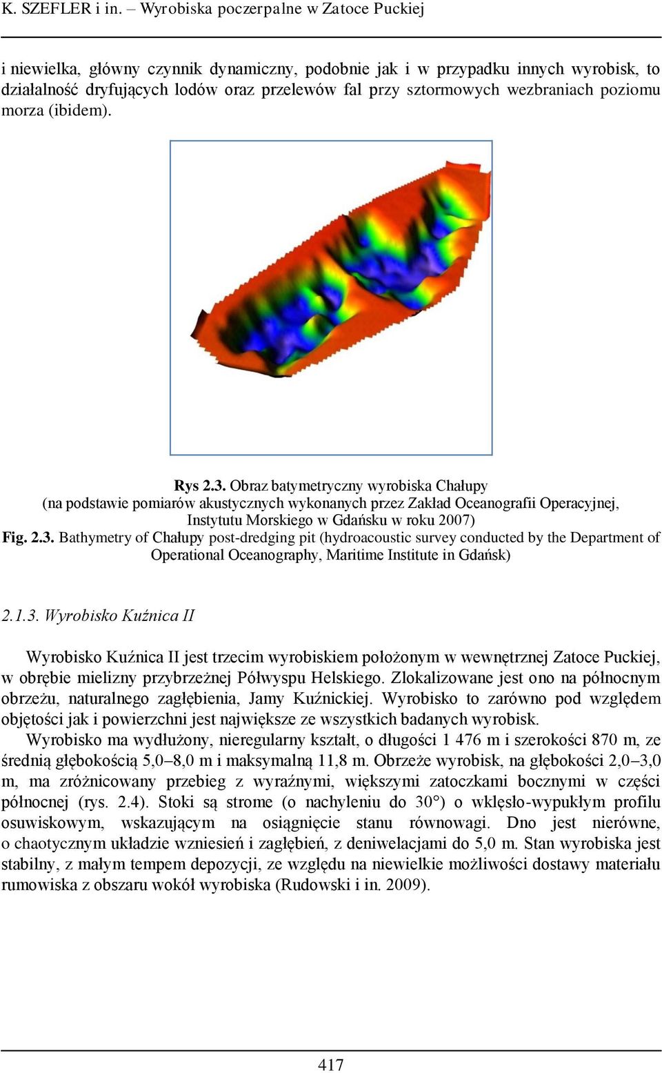 wezbraniach poziomu morza (ibidem). Rys 2.3.