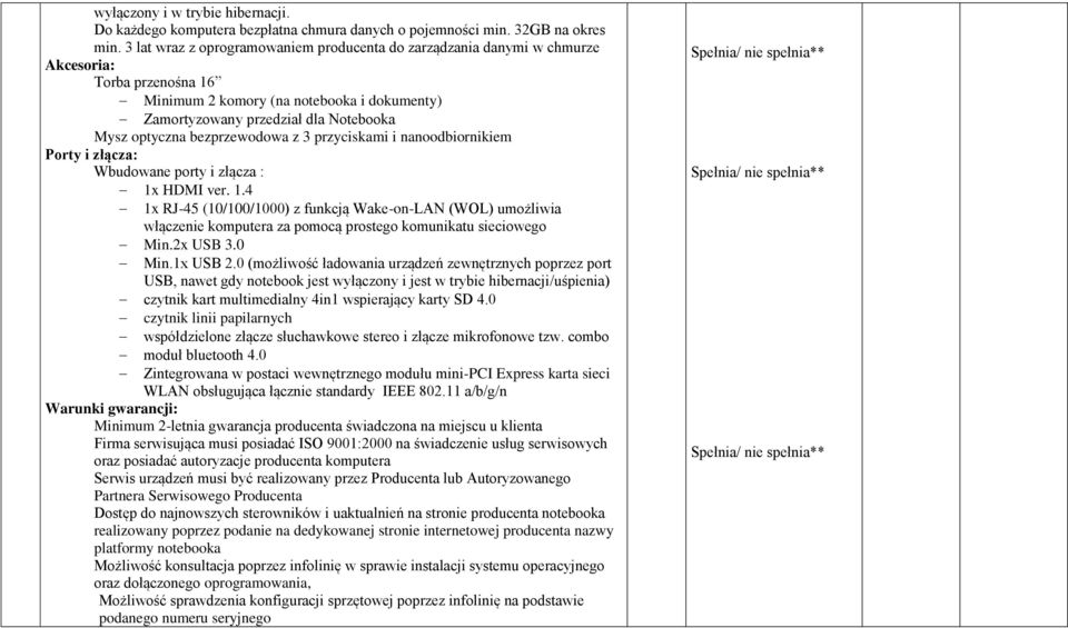 bezprzewodowa z 3 przyciskami i nanoodbiornikiem Porty i złącza: Wbudowane porty i złącza : 1x