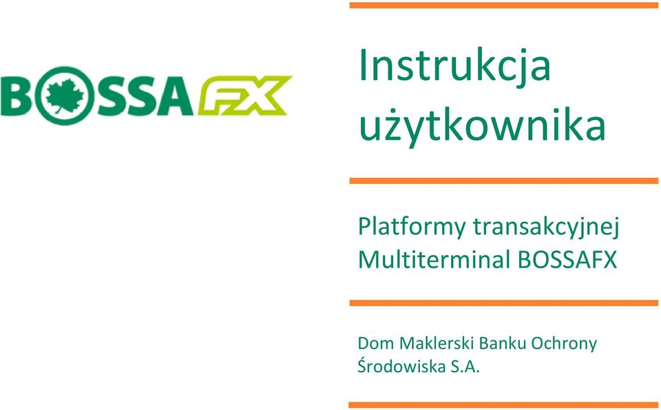 Multiterminal BOSSAFX Dom