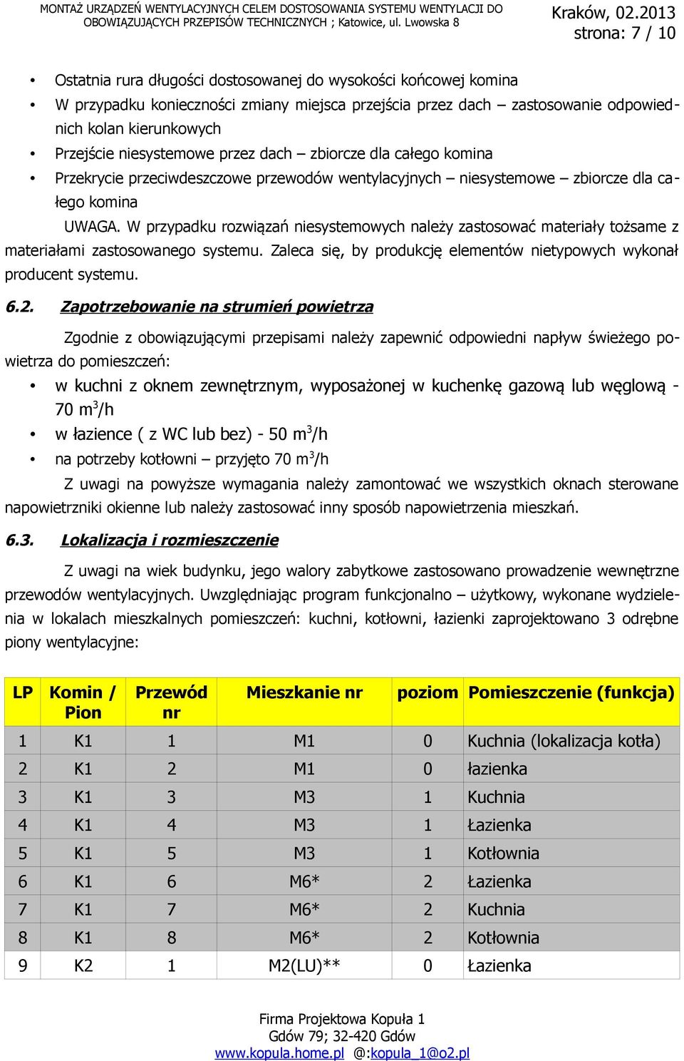 W przypadku rozwiązań niesystemowych należy zastosować materiały tożsame z materiałami zastosowanego systemu. Zaleca się, by produkcję elementów nietypowych wykonał producent systemu. 6.2.