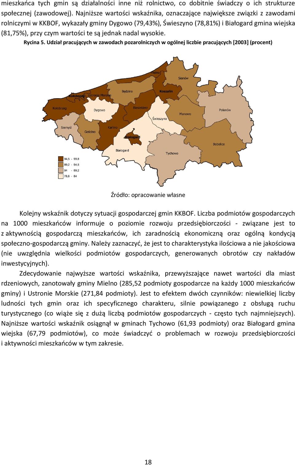 te są jednak nadal wysokie. Rycina 5.