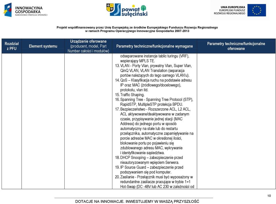 Spanning Tree - Spanning Tree Protocol (STP), RapidSTP, MultipleSTP protekcja BPDU. 17.