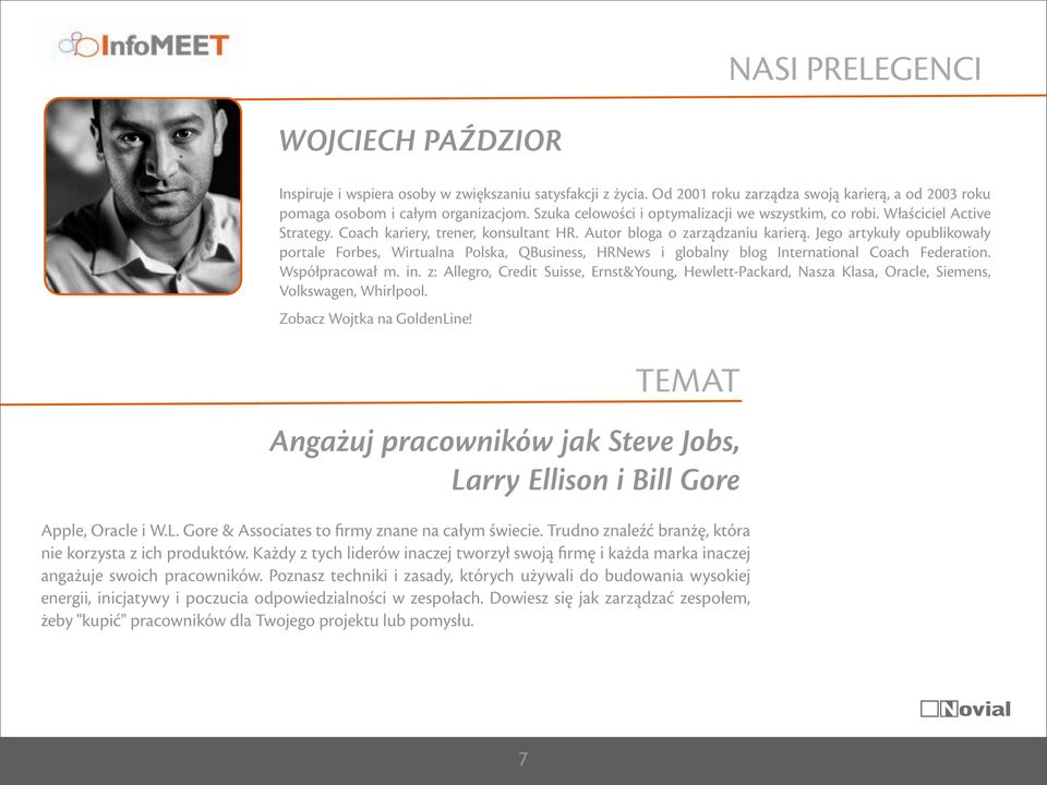 Jego artykuły opublikowały portale Forbes, Wirtualna Polska, QBusiness, HRNews i globalny blog International Coach Federation. Współpracował m. in.