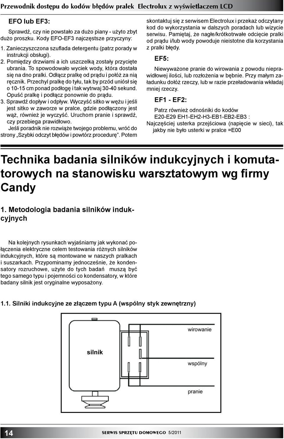 Odłącz pralkę od prądu i połóż za nią ręcznik. Przechyl pralkę do tyłu, tak by przód uniósł się o 10-15 cm ponad podłogę i tak wytrwaj 30-40 sekund. Opuść pralkę i podłącz ponownie do prądu. 3. Sprawdź dopływ i odpływ.