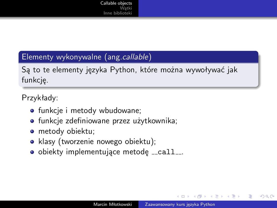 funkcję.