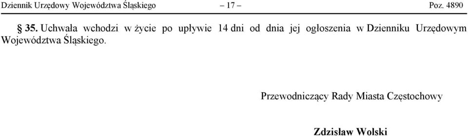 ogłoszenia w Dzienniku Urzędowym Województwa Śląskiego.