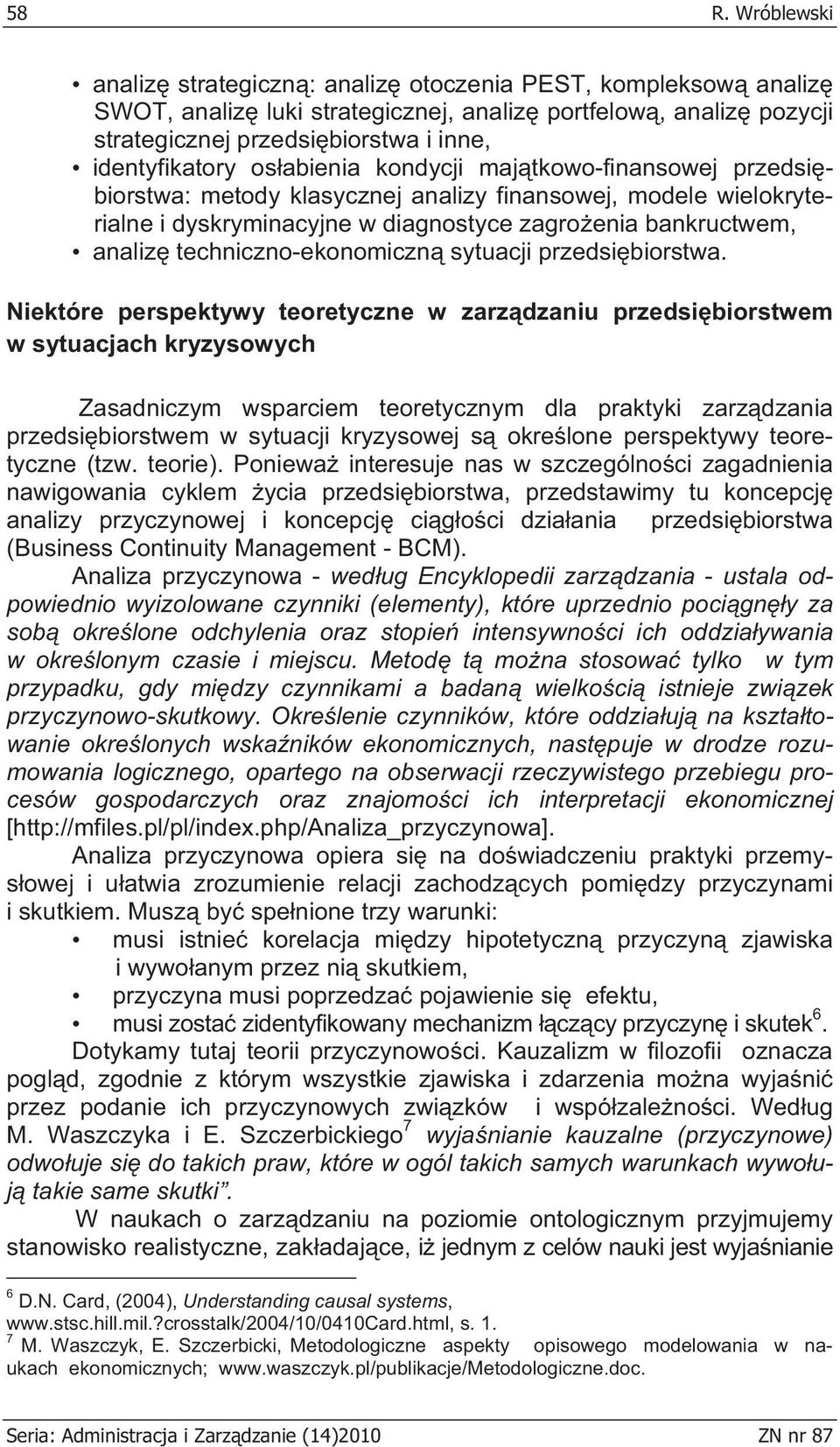 techniczno-ekonomiczn sytuacji przedsi biorstwa.