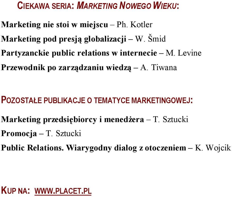 Levine Przewodnik po zarządzaniu wiedzą A.