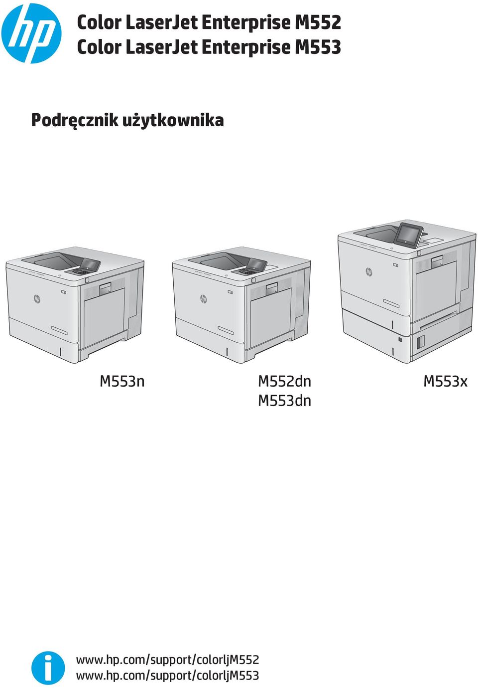 użytkownika M553n M552dn M553dn M553x www.