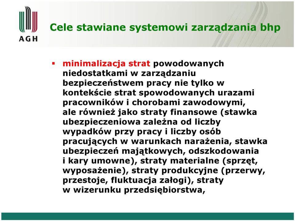 zależna od liczby wypadków przy pracy i liczby osób pracujących w warunkach narażenia, stawka ubezpieczeń majątkowych, odszkodowania i